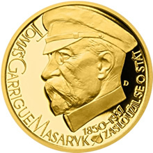 Náhled Averzní strany - Zlatý dukát Českoslovenští prezidenti - T. G. Masaryk