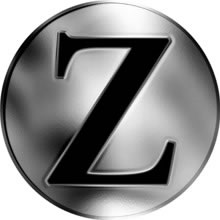 Náhled Averzní strany - Slovenská jména - Zoltán - velká stříbrná medaile 1 Oz