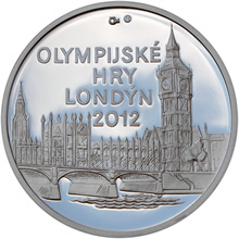 Náhled Averzní strany - Stříbrná medaile Olympijské hry Londýn 2012