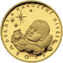 Náhled Averzní strany - Dukát k narození dítěte 2012