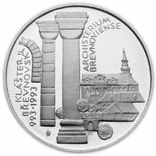 Náhled Averzní strany - 1993 - B.K. - 100 Kčs - Břevnovský klášter
