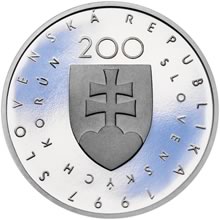 Náhled Reverzní strany - 200Sk 1997/ I. Vajanský - b.k.