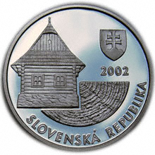Náhled Averzní strany - 200Sk 2002/ II. Vlkolínec - b.k.
