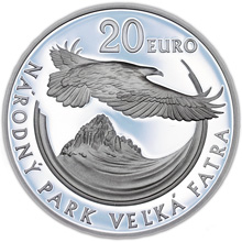 Náhled Averzní strany - 20 € Ochrana prírody a krajiny – Národný park Velká Fatra