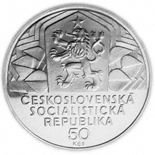 Náhled Reverzní strany - 1979 -B.K. - 50 Kčs - IX. Sjezd KSČ