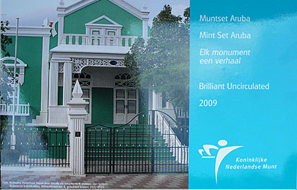 Náhled Averzní strany - Mintset Aruba 9,40 Fl 2009 B.U. Cu/Ni