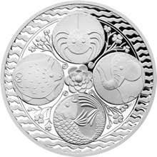Náhled Reverzní strany - Stříbrná medaile Čtyřlístek pro štěstí proof