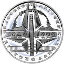 Náhled Reverzní strany - 1999 - b.k. - 50. výročí založení NATO