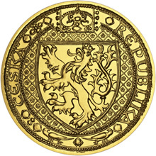 Náhled Averzní strany - Nejkrásnější medailon II. - Královská pečeť zlato b.k.