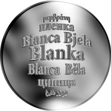 Náhled Reverzní strany - Česká jména - Blanka - stříbrná medaile