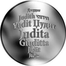 Náhled Reverzní strany - Česká jména - Judita - stříbrná medaile