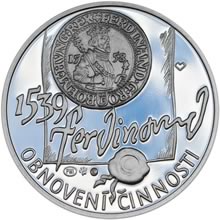 Náhled Reverzní strany - Pražská mincovna - stříbro 28mm b.k.