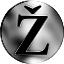 Náhled Averzní strany - Česká jména - Žofie - velká stříbrná medaile 1 Oz