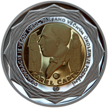 Náhled Reverzní strany - Medaile EURO 500 Au / Ag