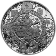 Náhled Reverzní strany - Medaila Ag 680. rokov Kremnica - stříbrná
