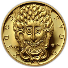 Náhled Averzní strany - Codex Gigas - sada zlatých medailí  - b.k.