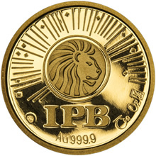 Náhled Averzní strany - Zlatá pamětní medaile IPB, a.s.
