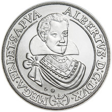 Náhled Averzní strany - Sada 14 blistrů se stříbrnými medailemi kolekce Hold historickým mincovnám ve spol. boxu