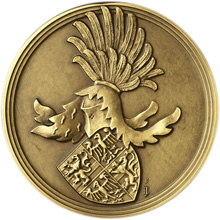 Náhled Reverzní strany - Repliky historických mincí - Mosazná medaile Markraběte Jošta