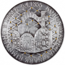 Náhled Reverzní strany - 650. výročí korunovace Karla IV. - číslovaná