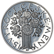 Náhled Reverzní strany - Sada oběžných mincí 2008 – provedení proof