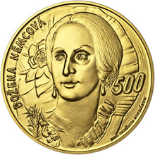 Náhled Reverzní strany - Zlatá investiční medaile -  motiv z bankovky 500 Kč - 1 Kg