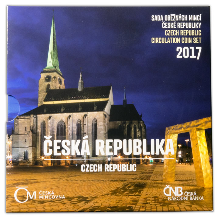 Náhled Averzní strany - Sada oběžných mincí Česká republika 2017