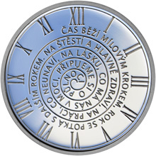 Náhled Reverzní strany - Stříbrná medaile Pour Féliciter 2013