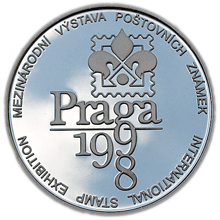 Náhled Averzní strany - Praga 1998 – výstava známek - Ag