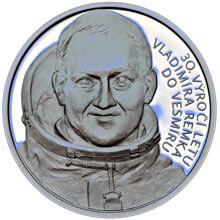 Náhled Averzní strany - 30. výročí letu Vladimíra Remka do vesmíru
