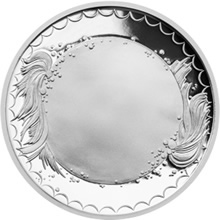 Náhled Reverzní strany - Stříbrná medaile Rybičky pro štěstí s personifikací