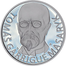Náhled Averzní strany - Stříbrná medaile 75 let od úmrtí T.G.Masaryka