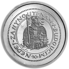 Náhled Averzní strany - 2003 Medaile k 80. výročí svatováclavských dukátů Ag