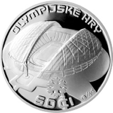 Náhled Averzní strany - Stříbrná medaile Olympijské hry Sochi 2014
