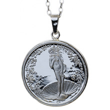 Náhled Averzní strany - Stříbrný medailonek Venuše Proof