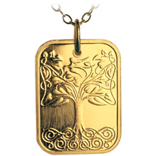 Náhled Averzní strany - Zlatý medailonek Strom života