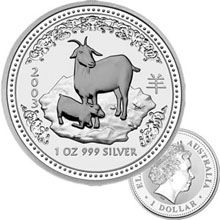 Náhled - 2003 Goat 1 Oz Australian silver coin