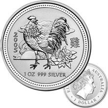Náhled - 2005 Rooster 1 Oz Australian silver coin