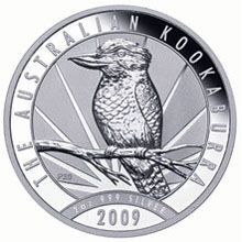 Náhled - 2009  2 AUD Kookaburra Silver B.U. 2 Oz