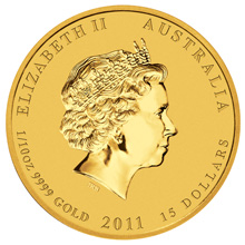 Náhled - Year of Rabbit 1/10 Oz - Investiční zlatá mince