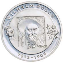 Náhled - 2007 Wilhelm Busch Silver Proof 10 Eur