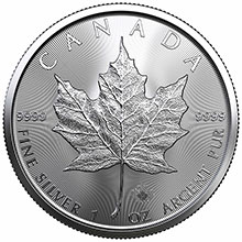 Náhled - Maple Leaf  1 Oz Unc. Investiční stříbrná mince