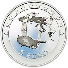 Náhled - The Accession of Cyprus To The Euro Area 5 EUR - Kypr