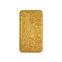 Náhled - Kangaroo Dreaming - zlatá mince ve tvaru slitku 5 gramů