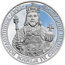 Náhled - 660 let od Korunovace Karla IV. českým králem - Ag Proof