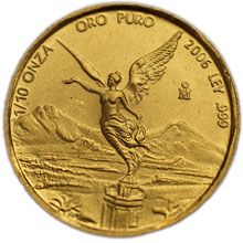 Náhled - Libertad 1/10 Oz - Investiční zlatá mince