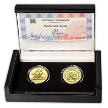 Náhled - Majster Pavol z Levoče - návrhy mince 10 € sada Au medailí 1 Oz b.k.