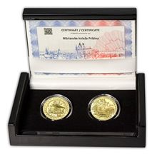 Náhled - Nitrianske knieža Pribina - návrhy mince 100 € sada Au medailí 1 Oz b.k.