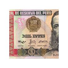 Náhled - Peru - Série papírových platidel