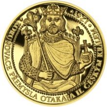 Korunovace Přemysla Otakara II. českým králem - zlato Proof